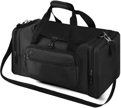 Produktbild von Unyqoos® Sport- und Reisetasche 35 L mit Schuhfach – wasserabweisend, robustes Gewebe & Metallreißverschluss, verstellbarer, abnehmbarer Schulterriemen