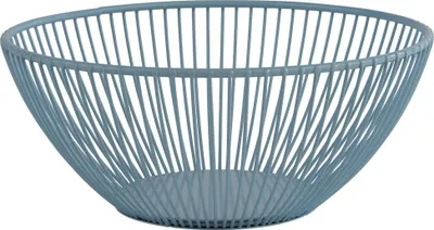 Produktbild von APS 30453 Korb SVART, Metall, Ø 20 cm, Höhe 8 cm, hellblau