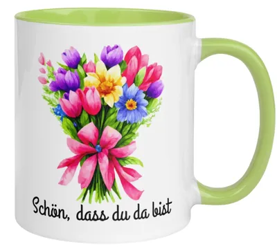 Produktbild von Tasse Danke – „Schön dass du da bist“ – Dankeschön Geschenke Kollegin/Kollegen