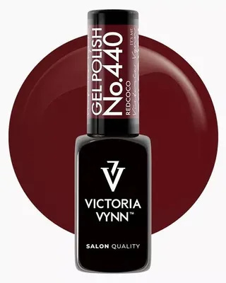 Image de Victoria Vynn | Gel Polish 440 Redcoco - Rouge - 8 ml - Couverture totale - Vernis à ongles hybride