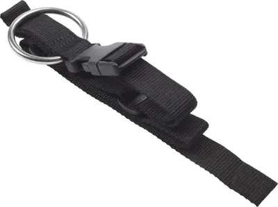 Produktbild von Oms Schrittgurt 1 Zoll Band Schwarz  Schwarz One Size