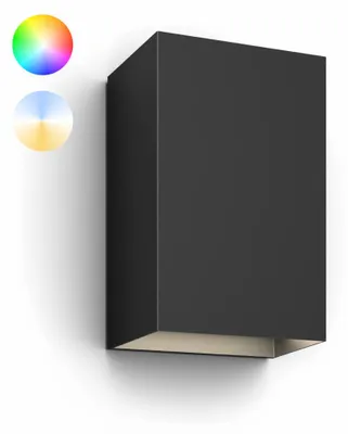 Productafbeelding van Buitenlamp Up-Down Hue Resonate zwart