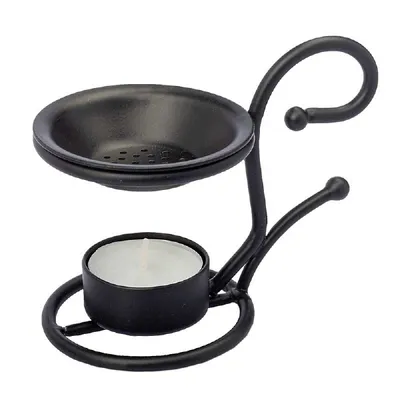 Produktbild von Weihrauchstövchen aus Metall Schwarz H 10 cm