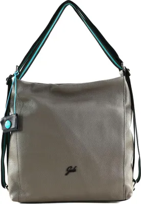 Produktbild von Gabs Leder Schultertasche Rucksack Aissa TG Bull Black Shoulder Bag Zinco grau