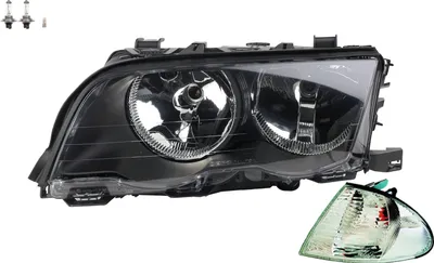 Produktbild von Scheinwerfer passend für BMW 3er E46 02/98- 08/01 Links Leuchtmittel Blinker 63126902745 63126906493 6902745 6906493 63128387343 6313690276 Johns