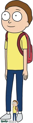 Produktbild von Rick and Morty Pappaufsteller (Stand Up) - Morty Smith (165 cm)