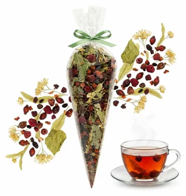 Produktbild von Tee Gastgeschenk - Himbeer-Lindenblütenmischung - 50 g - Vegan