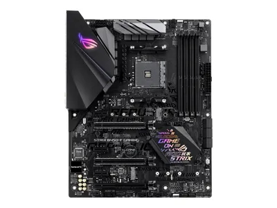 Produktbild von ASUS ROG STRIX B450-F GAMING, AMD, Sockel AM4, AMD Athlon, AMD Ryzen 2000 Series, AMD Ryzen 3000 Series, DDR4-SDRAM, 64 GB, DIMM