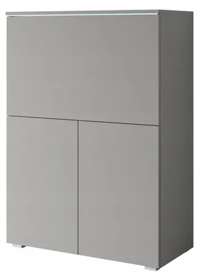 Immagine prodotto di Scrivania moderna con illuminazione LED, colore grigio pallado