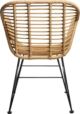 Produktbild von HOMLA Židle s výpletem JARDIN přírodní 57x62x81 cm