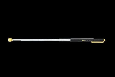 Teleskopmagnet 130-630 mm, Spezial-Werkzeugstahl, 2 kg Tragkraft, mit Clip