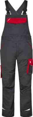Produktbild von F. Engel Galaxy Light Latzhose, Anthrazit Grau/Tomato Red, Gr. 44