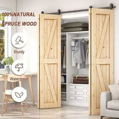 Obrázek produktu pro Sada posuvných dveří s ocelovo-plastovým rámem – délka 183 cm – černá