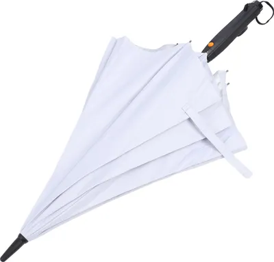 Zdjęcie produktu dla Parasol przeciwsłoneczny z wentylatorem i rozpylaczem mgły 3 w 1 Wielofunkcyjny 8 żeber Przenośny osobisty parasol chłodzący z wentylatorem na letnie podróże Biało-srebrny