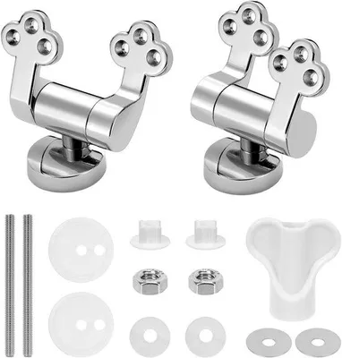 Produktbild von WC-Scharnier Edelstahl Softclose Toilettsitz Scharnier