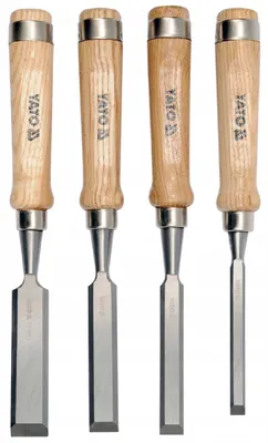 Produktbild von YATO Holzmeißel-Set Schreiner Schnitzwerkzeuge 4-teilig
