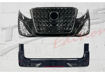 Productafbeelding van Bodykit voor Mercedes V-Klasse W447 en Vito W448 (vanaf 2014), inclusief LED-grille en bumperset.