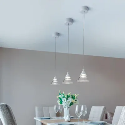 Zdjęcie produktu dla Współczesna lampa wisząca Cony Metal White Led 7W