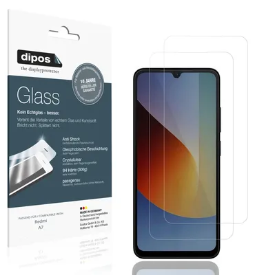Immagine prodotto di 2x Pellicola Protettiva per Redmi A7 Protezione Vetro Flessibile 9H dipos