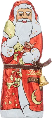 Produktbild von Lindt Weihnachtsmann Edelbitter aus Edelbitterschokolade 125g 3er Pack