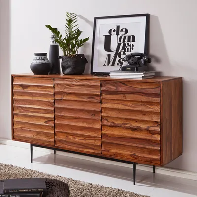 Produktbild von Sideboard WL5.635 Sheesham Massivholz 150x81x41 cm Landhaus