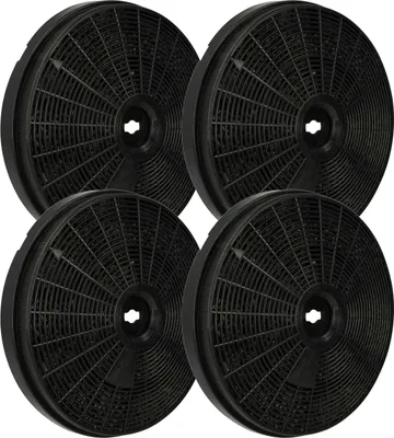 Produktbild von vhbw 4x Aktivkohlefilter kompatibel mit Bauknecht DDRI 5890 IN 857458815050, 857458815051, 857458801050, 857458801051 Dunstabzugshaube - 20 cm