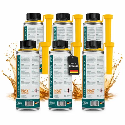 Produktbild von INOX® Diesel Winterschutz Additiv 1:200, 6x250 ml - Frostschutz Zusatz bis -33°C