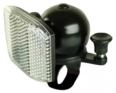Image de Sonnette de vélo avec réflecteur 40 mm - bbeBells 52347 - Sonnette, cloche, grelot