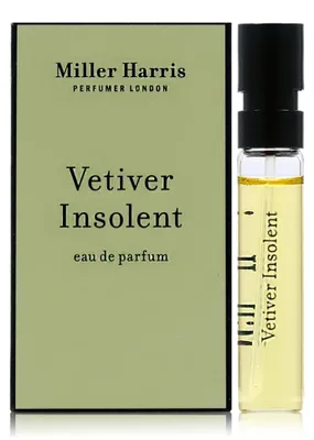 Obrázek produktu pro Miller Harris, Vetiver Insolent, Eau De Parfum, For Women, 2 ml