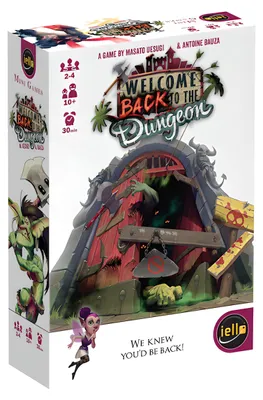 Imagen del producto de Bienvenido de nuevo a las Mazmorras (Edición en inglés) – Juego de mesa – IELLO – De 2 a 4 jugadores – A partir de 0 años