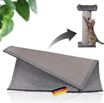 Obrázok produktu pre Rohrschneider XXL – Škrabadlo FRIEDA – Veľké škrabadlo | Vymeniteľné škrabacie podložky | Stabilné | Extra široká stĺpik | Poťah z hrubého vlákna, umývateľný | Škrabadlo vhodné pre veľké, stredné a malé mačky | Hrubé vlákno