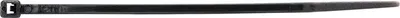 Produktbild von Kabelbinder L.280mm B.4,8mm PA schwarz (UV-stabilisiert) 100St./Btl. - KBI 3-75-X