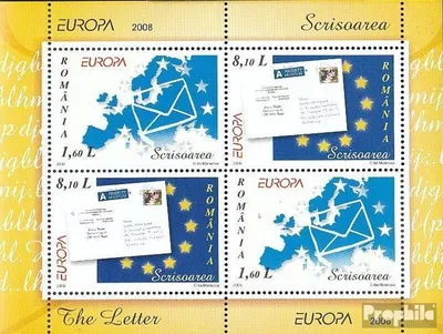 Produktbild von Briefmarken Rumänien 2008 Mi Block425I (kompl.Ausg.) postfrisch Europa - Der Brief