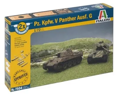 Immagine prodotto di Italeri 7504S - Panzerkampfwagen V Panther, versione G