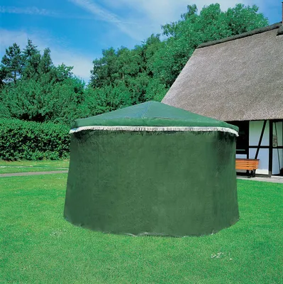 Produktbild von Wetterschutzumhang für Pavillon 'Rosenheim', grün Schutzumhang Wetter Umhang