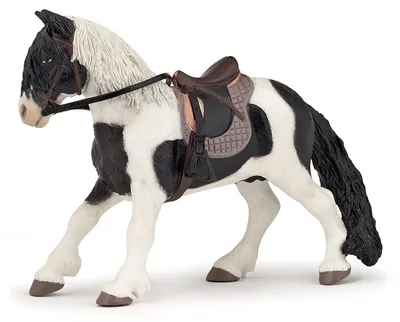 Produktbild von Papo Pony Mit Sattel, 3 Jahr(e), Horses, foals and ponies, Mehrfarbig, PVC