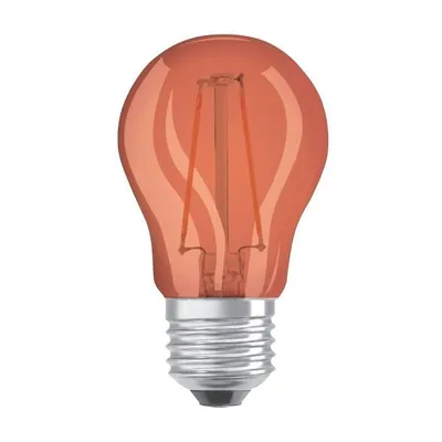 Image de OSRAM E27 ampoule LED sphérique - Orange