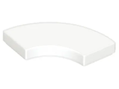 Produktbild von Lego® 2x2 Fliesen Rundecke 27925 - 50 Stück Weiß