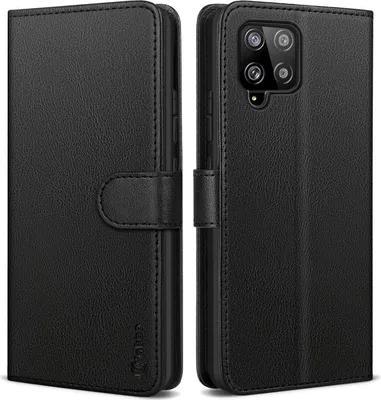 Obrázek produktu pro Elegantní černéPolyuretankožené pouzdro pro Samsung Galaxy A42