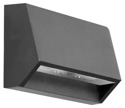 Imagen del producto de Lámpara de pared LED de 1,5W para exteriores, color gris - Lámpara (1.5)