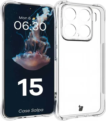 Produktbild von Bizon Case Salpa flexible Hülle für Xiaomi 15, transparent