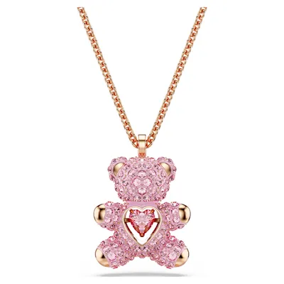Produktbild von Swarovski Kette mit Anhänger Damen Teddy Rosa Roségold 5642976