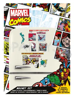 Produktbild von Marvel Comics (Helden) Magnet-Set