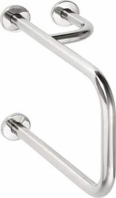 Image de HANDICAP Poignée d'appui droite 760mm, inox poli