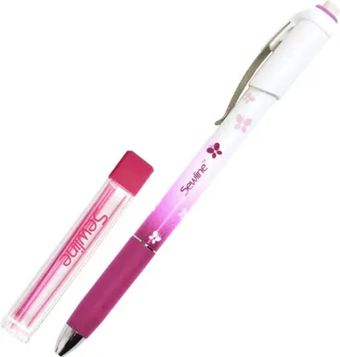 Produktbild von Sewline FAB500xx Druckstift, Markierer, 8 Keramikminen + Halter, 0,9 mm, Keramik : Pink Farbe: Pink