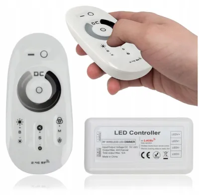 Immagine prodotto di Dimmer per strisce LED con telecomando touch screen, 3x4A, 288W, EcoLight