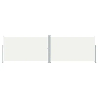 Zdjęcie produktu dla vidaXL Wysuwana markiza boczna kremowa 180x600 cm