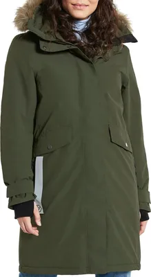 Image de Parka pour femmes Didriksons Erika 3, taille : 42, couleur : vert foncé