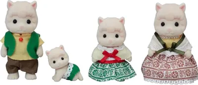 Immagine prodotto di Sylvanian Families Alpaca Family Woolly, giocattolo, figure da collezione, figure da gioco, 5358