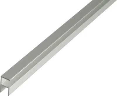 Immagine prodotto di Alberts 030661 Profilo angolare, autobloccante, alluminio, anodizzato argento, 1000 x 15,9 x 29 mm
